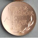 Medaille "Hervorragender Ausbilder der GST", bronze b