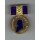 Johann-Gottfried-Herder-Medaille für Schüler, gold 201b, Email blau, Spange Eisen, Medaille Buntmetall