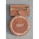 Johann-Gottfried-Herder-Medaille für Schüler, bronze 203d, Lack blau, Eisen