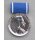 Pestalozzi-Medaille für treue Dienste, silber 161e, 1986-90, Eisen, in original Etui