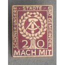 Join Movement Badge 1043a, Non ferrous Metal, enamelled