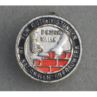 Bezirk Halle, Aufbaunadel 1955 - 58, silber 1385b