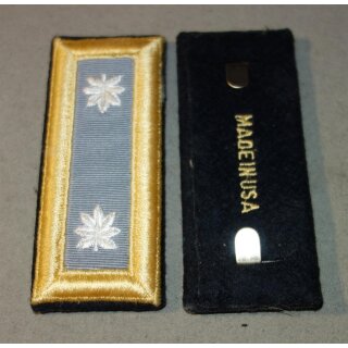 Infantry ASU / Dress Blue Male Officers Shoulder Straps Lt:Colonel, neuwertig, BBde vor 1994