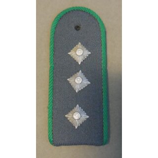 Schulterstücke, Zoll - 90, Einzelstücke für Mustertafeln #6, Obersekretär, alte Art, Alu-Sterne