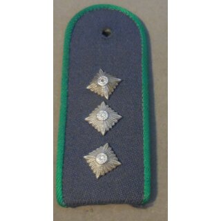 Shoulder Boards, Customs Service - 90, Single #7, Obersekretaer, old Style, Alu-Pips