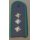 Shoulder Boards, Customs Service - 90, Single #7, Obersekretaer, old Style, Alu-Pips