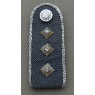 Schulterstücke, Zoll - 90, Einzelstücke für Mustertafeln #10, Oberkommissar, alte Art, Alu-Sterne, Schraubknopf