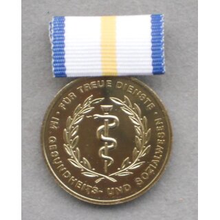 Medaille für treue Dienste im Gesundheitswesen, gold 250a, 1973-85