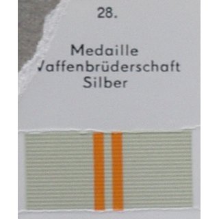 Medal of  Brotherhood in Arms, silver