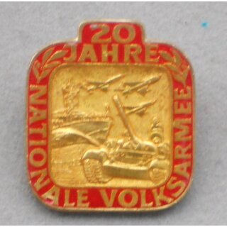 20 Years Nationale Volksarmee 578, Brass, painted with Poly Coating