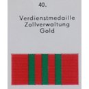 Meritorious Medal of the Customs Service of the GDR in gold