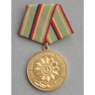 Meritorious Medal of the MdI, gold 211b, 1980-1985
