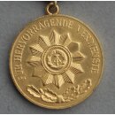 Meritorious Medal of the MdI, gold 211b, 1980-1985