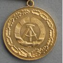 Meritorious Medal of the MdI, gold 211b, 1980-1985