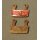 Pendant for additional Awards of the Best Badge 302-6b, Bronze coloured, smooth Back
