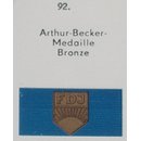 Arthur Becker Medaille der FDJ in bronze