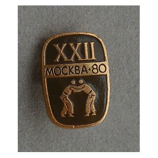 Olympiade Moskau 1980, Abzeichen, verschiedene No.1, Judo, ca. 14x20mm