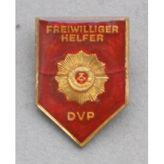 "Volunteer of the German Peoples Police" Badge 73c, Crack in Coating
