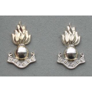 Royal Engineers Kragenabzeichen Ofizier, QVC