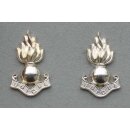 Royal Engineers Kragenabzeichen Ofizier, QVC