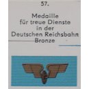 Medal for faithfull Service in the German Railways in bronze