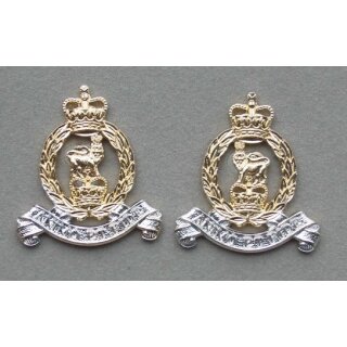 Adjutant Generals Corps Collar Dogs Officer, hand made, QEC