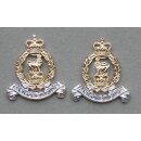 Adjutant Generals Corps Collar Dogs Officer, hand made, QEC
