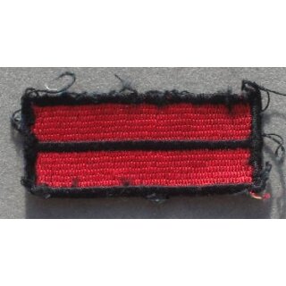 Dienstrang, gestickt, gebraucht Major