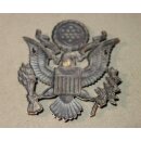 US Air Force Officers Cap Badge used, original, Screw...