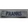 "F" Nametapes subdued FRANKS, small