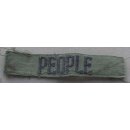 "P" Nametapes subdued PEOPLE