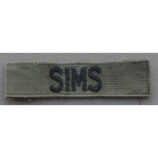 "S" Nametapes subdued SIMS, also usable as SWIS