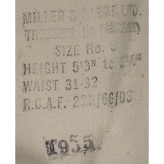 Trousers, RCAF, blue 3, 82/73