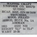 Hosen, RCAF, blau N21, 78/84
