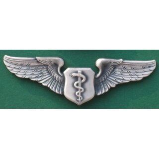Flight Surgeon, USAF Metall, farbig, Silberanteil