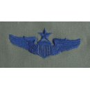 Senior Pilot, USAF Embroidered, subdued on olive, new