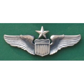 Senior Pilot, USAF embroidered, subdued on camouflage, new
