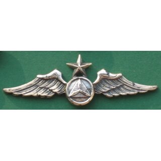 Pilot Badge, CAP Gestickt auf Tarnmaterial mit Klett, neu