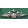 Pilot Badge, CAP Gestickt auf Tarnmaterial mit Klett, neu