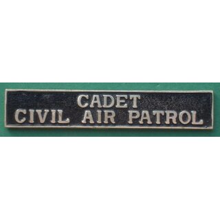 Cadet Badge, CAP Gestickt, farbig auf oliv, gebraucht