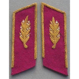 Generals Collar Patches, Greatcoat, handmade