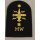 Warfare Branch, Mine Warfare Ratings Badge White, 1 Crown 1 Star, large