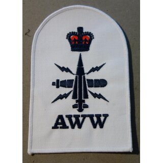 Warfare Branch, Above Water Weapons Ratings Badge Blau, 2 Sterne, groß