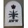 Warfare Branch, Above Water Weapons Ratings Badge Blau, 2 Sterne, groß