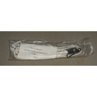 Lanyard Pistol, Nylon White, MP new, original packed with Label