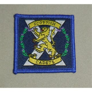 Scottish Cadets TRF full colour, woven, new