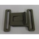 Belt Buckle for Field Belt, LC-2, olive Plastic narrow, slightly brownish