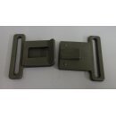 Belt Buckle for Field Belt, LC-2, olive Plastic narrow, slightly brownish