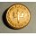 Neptun Line Buttons Fire-gilded, about 22mm