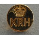 Kings Royal Hussars Knöpfe Aluminium, QEC, 30L -...